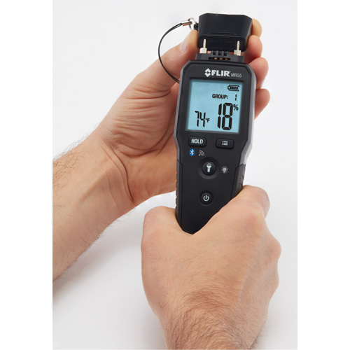 Hygrom&egrave;tre &agrave; &eacute;pingle avec Bluetooth, Gamme d'humidit&eacute; 1 - 99% R.M.G. Prévention