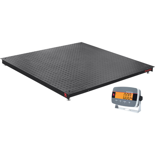 Balance de plancher DEFENDER 3000, Capacit&eacute; de 2500 lb, 48" la x 48" lo R.M.G. Prévention
