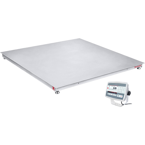 Balance de plancher lavable DEFENDER 5000, Capacit&eacute; de 2500 lb, 36" la x 36" lo R.M.G. Prévention
