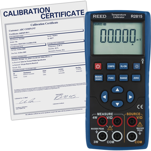 Temperature Calibrator with Traceable Certificate R.M.G. Prévention
