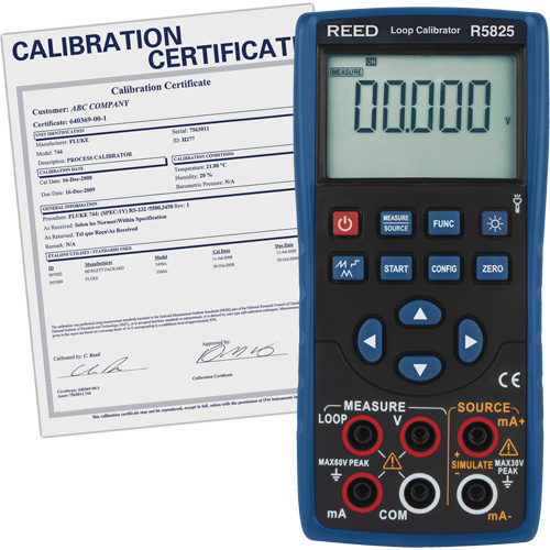 Loop Calibrator with Traceable Certificate R.M.G. Prévention