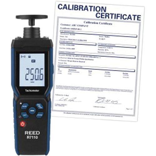 Combination Contact & Laser Photo Tachometer with Traceable Certification, Contact/Photo (Non Contact) R.M.G. Prévention