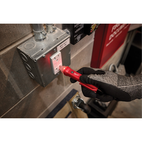 D&eacute;tecteur de tension et testeur de prise DDFT, 50 V - 1000 V, Alerte Affichage & son R.M.G. Prévention
