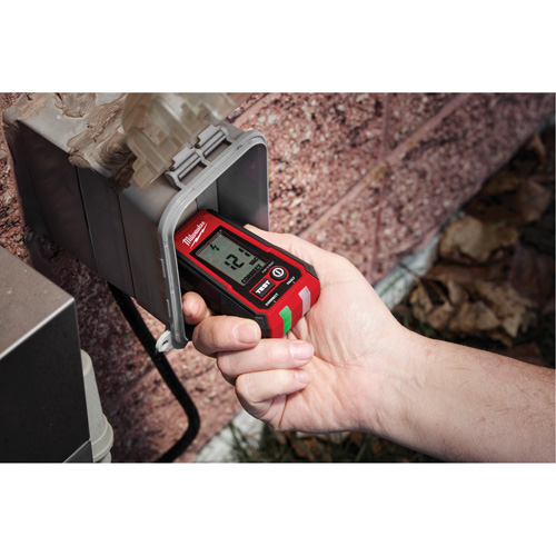 D&eacute;tecteur de tension avec DEL et testeur de prise DDFT, 50 V - 1000 V, Alerte Affichage & son R.M.G. Prévention