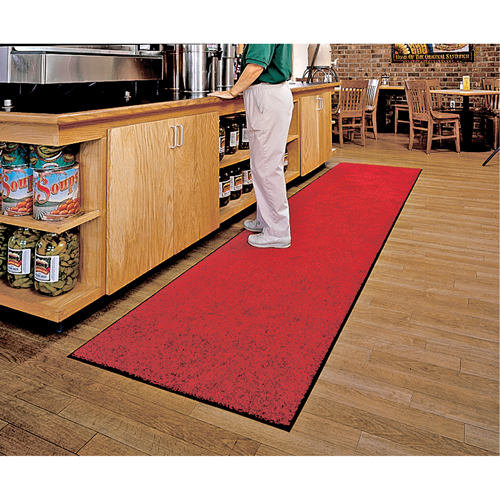 ColorStar Matting, Wiper, 3' x 5' x 3/8", Red/Black R.M.G. Prévention