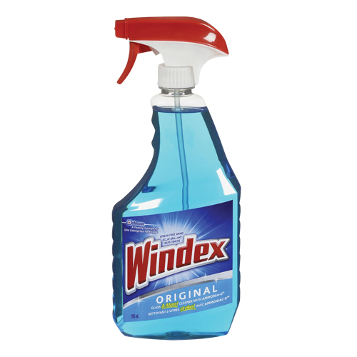 Nettoyant &agrave; vitres Windex, 765 ml, Bouteille &agrave; g&acirc;chette R.M.G. Prévention