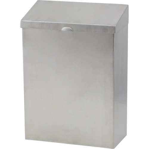 R&eacute;cipient en m&eacute;tal pour les produits menstruels Health Gards R.M.G. Prévention