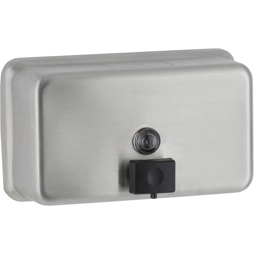 Distributeur de savon horizontal pour montage en surface, &agrave; pression, Capacit&eacute; de 1200 ml R.M.G. Prévention