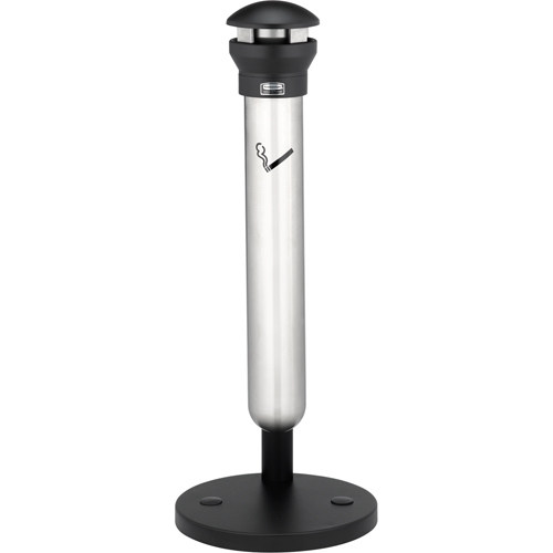 Solutions pour la gestion des m&eacute;gots de cigarettes Infinity, Sur pied, M&eacute;tal, Capacit&eacute; 1,33 gal./1,33 gal. US, Hauteur 39" R.M.G. Prévention