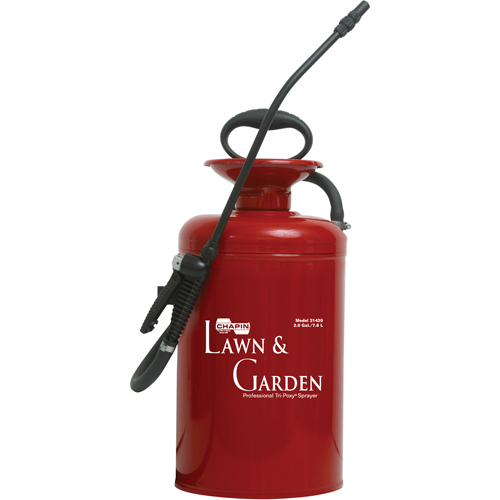 Vaporisateur tri-poxy s&eacute;rie pelouse & jardin, 2 gal. (7,6 L), Acier, Lance de 12" R.M.G. Prévention
