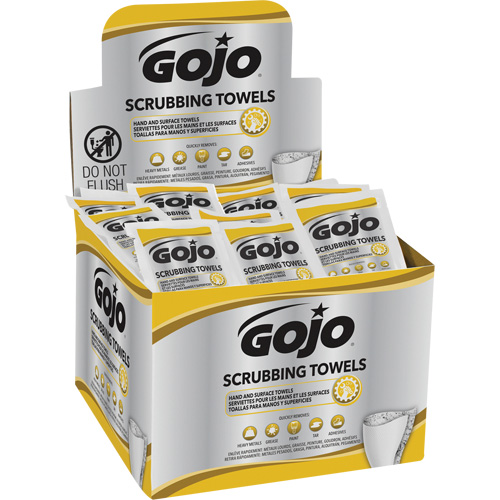 Scrubbing Towels, 80 Wipes, 12-1/4" x 10-1/2" R.M.G. Prévention