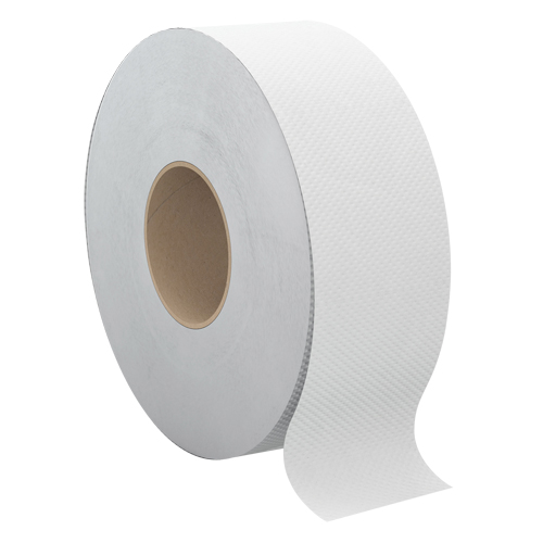 Pro Select&reg; Toilet Paper, Jumbo Roll, 2 Ply, 900' Length, White R.M.G. Prévention