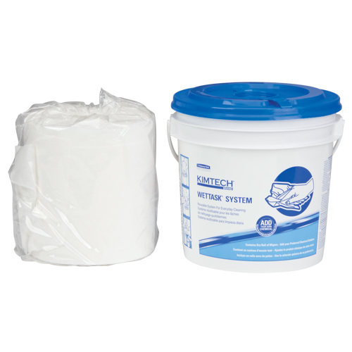 Wettask* Wipers for Solvents, 570 Wipes, 12" x 6" R.M.G. Prévention