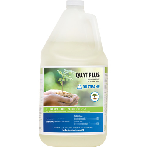 D&eacute;sinfectants et nettoyants Quat Plus, 4 L, Cruche R.M.G. Prévention