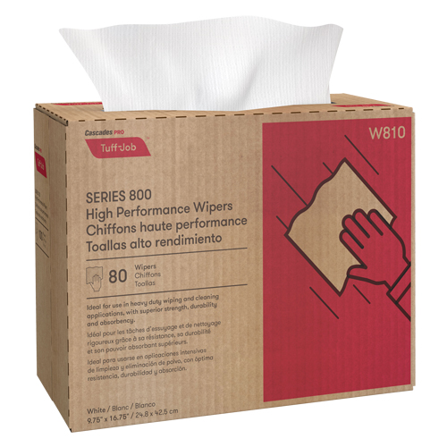 Pro Tuff-Job Wipers, Heavy-Duty, 9-3/4" L x 16-1/4" W R.M.G. Prévention