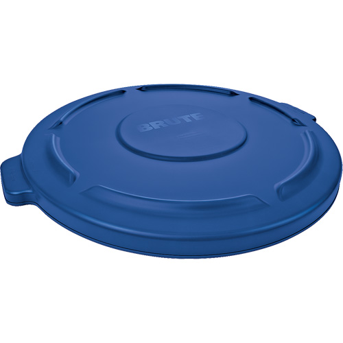 Couvercle rond pour poubelle Brute, Couvercle plat, Plastique, Convient aux contenants 22-1/4" dia. R.M.G. Prévention