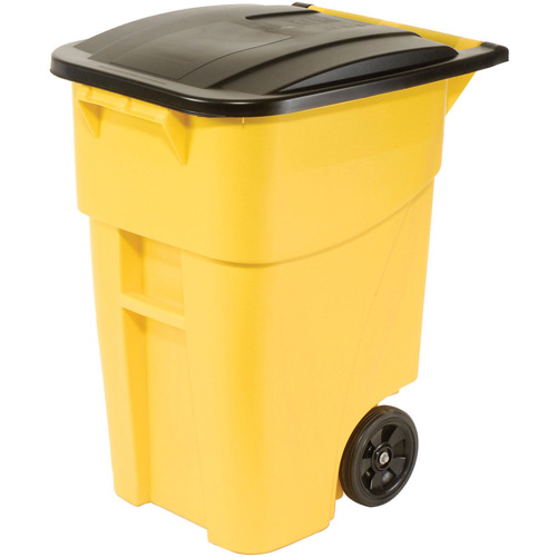 Contenant roulant BRUTE, Bord de rue, Plastique, 50 gal. US R.M.G. Prévention