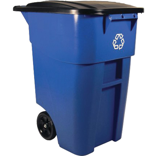 Contenant roulant BRUTE, De bureau, Plastique, 50 gal. US R.M.G. Prévention