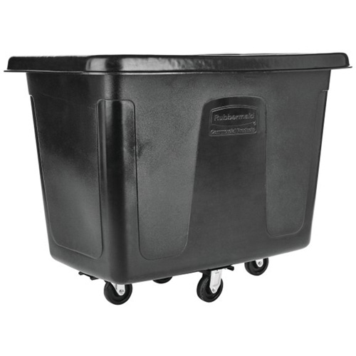 Bulk Cube Truck, Polyethylene, 42-13/16" L x 28" W x 33" H, 12 cu.ft. Volume, 400 lbs. Capacity R.M.G. Prévention
