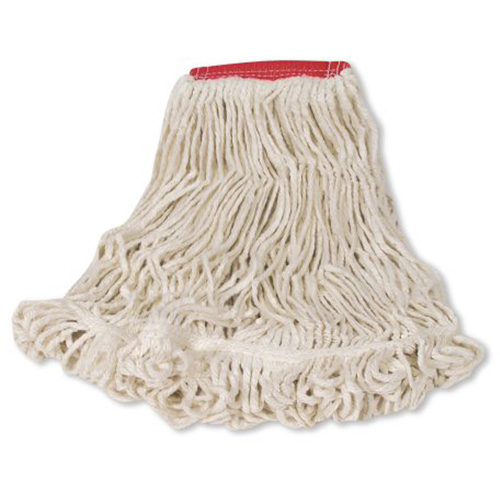 Super Stitch Wet Mop, Floor Finishing, Cotton/Yarn, 21 oz., Loop Style R.M.G. Prévention