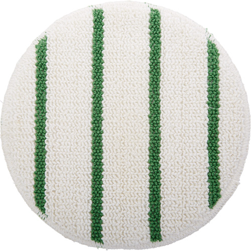 Floor Machine Pad, 19", Cleaning, White R.M.G. Prévention