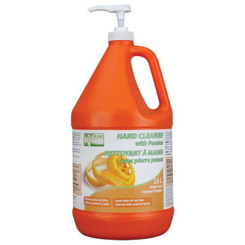 Nettoyant pour les mains &agrave; l'orange, Pierre ponce, 3,6 L, Cruche, Orange R.M.G. Prévention