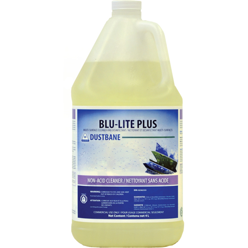 Nettoyant et d&eacute;sinfectant pour surfaces multiples Blu-Lite Plus, 4 L, Cruche R.M.G. Prévention