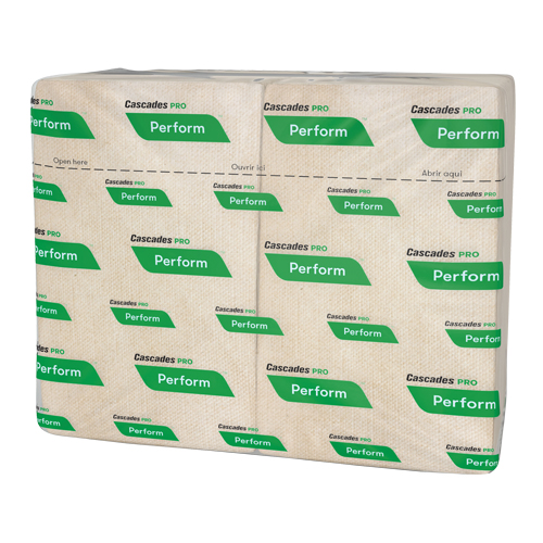 Serviettes enchev&ecirc;tr&eacute;es Pro Perform, 1 pli, 4,25" x 6,5" R.M.G. Prévention