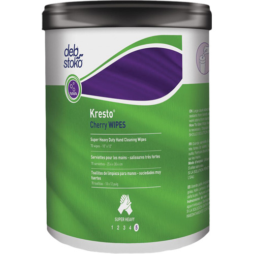 Kresto&reg; Cherry Wipes, 70 Wipes, 10" x 12" R.M.G. Prévention