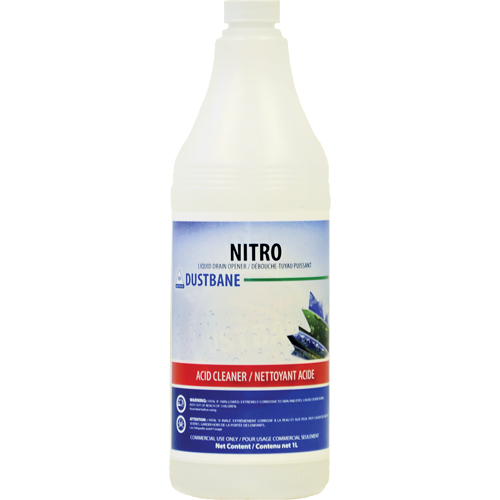 D&eacute;boucheur de drain liquide Nitro, 1 L, Bouteille R.M.G. Prévention