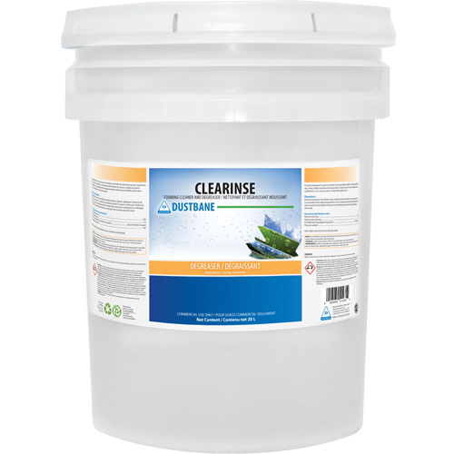 Nettoyant et d&eacute;graissant mousseux Clearinse, 20 L, Seau R.M.G. Prévention