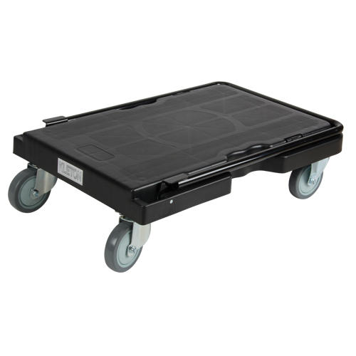 Trolley, 31-3/4" L x 20-1/2" W, 500 lbs. Cap., Rubber Wheels R.M.G. Prévention