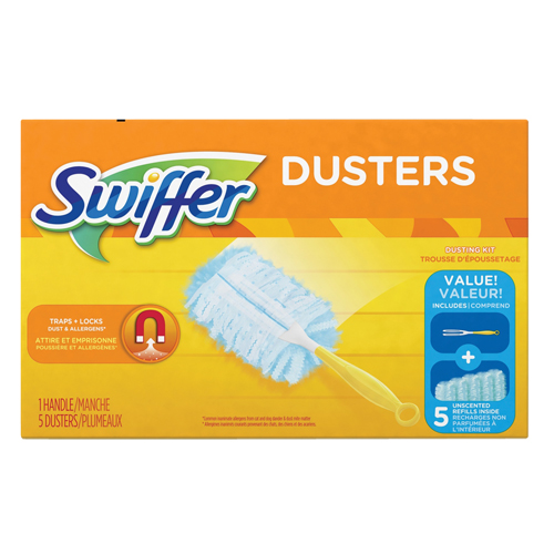 Ensemble Duster, Style &agrave; enfiler, Microfibre, 5" lo x 3-1/2" la R.M.G. Prévention