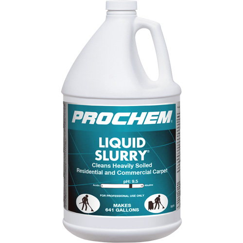 Prochem Liquid Slurry&reg; Carpet Detergent, 1 gal., Jug R.M.G. Prévention