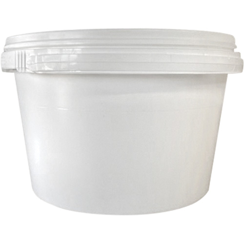 Pail with Lid, Plastic, 1.03 gal. R.M.G. Prévention