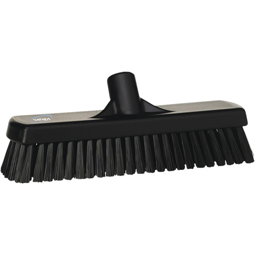 Balai-brosse pour planchers et mur, Crins Ferme, 12", Polyester, Noir R.M.G. Prévention