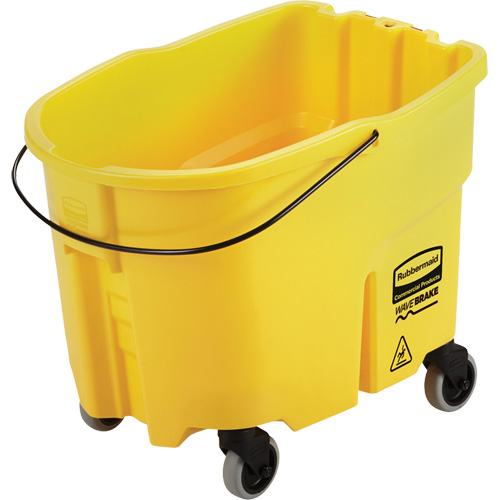 Wavebrake&reg; Mop Bucket, 8.75 US Gal. (35 qt.) Capacity, Yellow R.M.G. Prévention