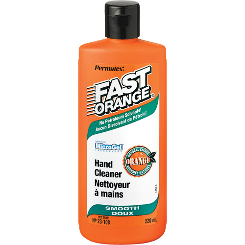 Hand Cleaner, Pumice, 220 ml, Bottle, Orange R.M.G. Prévention