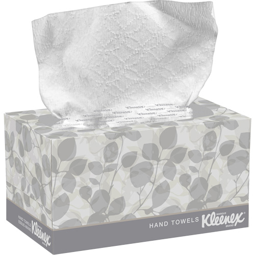 Kleenex&reg; Hand Towels in a POP-UP* Box, 1 Ply, 10-1/2" L x 9" W, 120 /Pack R.M.G. Prévention