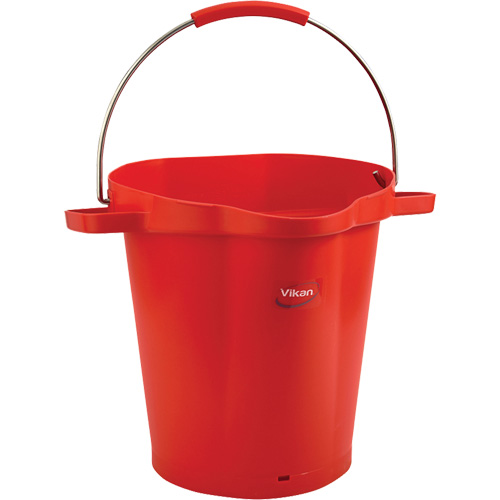 Food Hygiene Bucket, Red, 5 US gal. R.M.G. Prévention