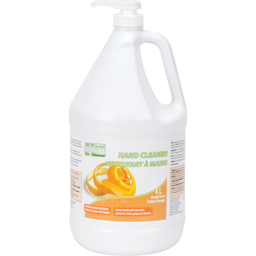 Nettoyant pour les mains &agrave; l'orange, Cr&egrave;me, 4 L, Cruche, Orange R.M.G. Prévention
