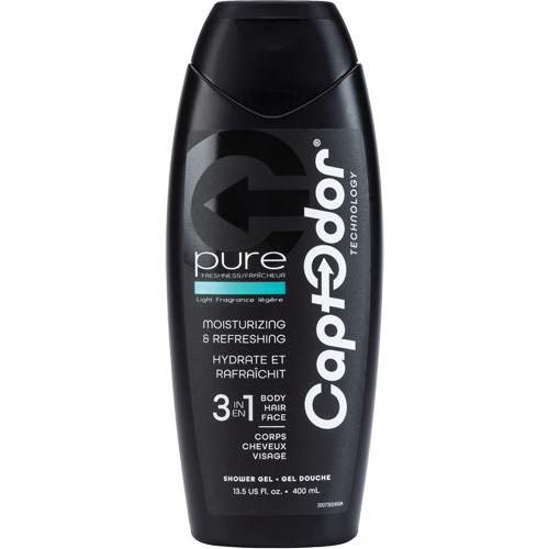 Gel douche 3 en 1, 400 ml, Pure fraîcheur, Bouteille R.M.G. Prévention