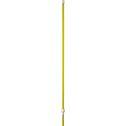 Manche de brosse pour plateforme, Brosse/Support &agrave; tampon, Jaune, T&eacute;lescopique, 62"-113" lo R.M.G. Prévention