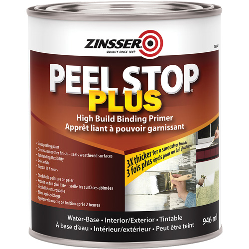 Peel Stop&reg; Plus High Build Binding Primer, 946 ml, Can, White R.M.G. Prévention
