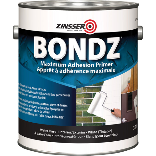 Bondz&reg; Maximum Adhesion Primer, 3.78 L, Gallon, White R.M.G. Prévention