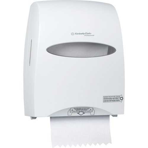 Distributeur de serviettes en rouleaux durs Sanitouch, Manuel/Sans contact, 12,63" la x 10,2" p x 16,13" h R.M.G. Prévention