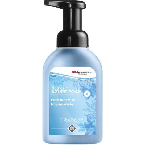 Savon &agrave; mains Refresh Azure, Mousse, 295 ml, Parfum&eacute; R.M.G. Prévention