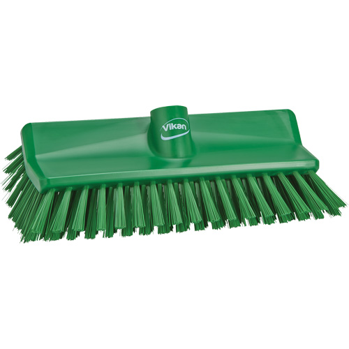 Brosse surfaces hautes et basses, Soies Moyen, Longueur de 10-1/4", Vert R.M.G. Prévention