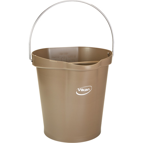 Food Hygiene Bucket, Brown, 3 US gal. R.M.G. Prévention