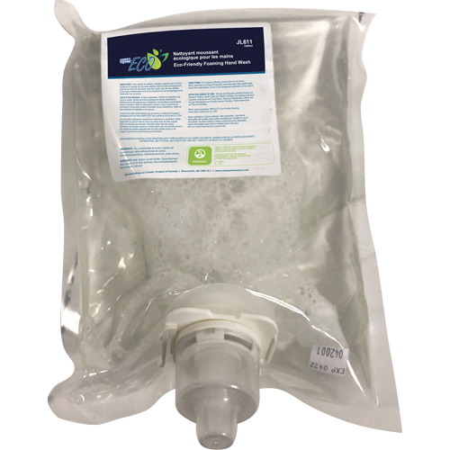 Savon &agrave; mains &eacute;cologique, Mousse, 1 L, Sans parfum R.M.G. Prévention